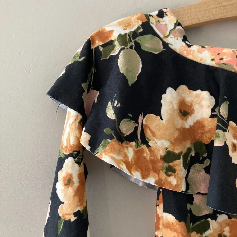 $17 ADD ON Liza James floral off shoulder bodysuit‎ Janie and Jack Zara Baby Gap